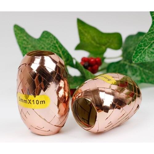 10M balloon ribbon rose gold wedding birthday party decoration arrangement ribbon can be wholesale