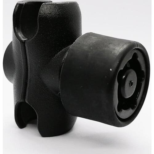 5.3 CM Double Socket Arm with Pin Lock Key Knob for 1 Inch Ball Bases