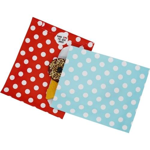 5-50pcs Paper Bag flat Wedding Party Favor Candy Gift Bags Food Packaging cookie Treat Craft Paper Popcorn Bags Food Safe