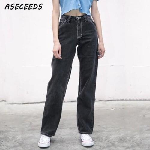 Широкие джинсы ASECEEDS China At AliExpress