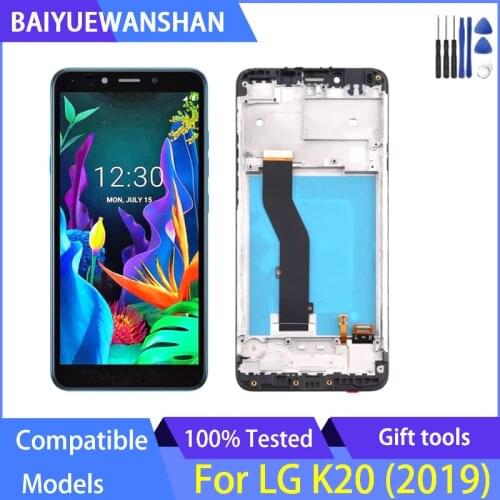 For LG K20 2019 LCD Display Touch Screen Digitizer For LG K20 LMX120EMW lcd Replacement K8 Plus Repair Parts