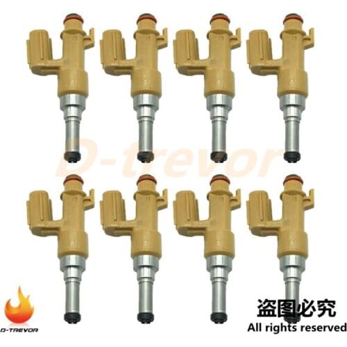 8pcs 23250-0S020 Fuel Injectors nozzle for Toyota Land Cruiser Sequoia Tundra Lexus LX570 4.6L 5.7L 23209-09151 23209-39165