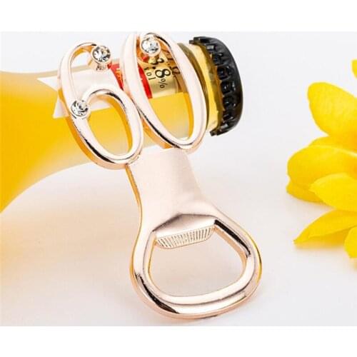 Portable Beer Bottle Opener Number Shape Pocket Aluminum Beer Bottle Opener Wedding Party Favor Gifts