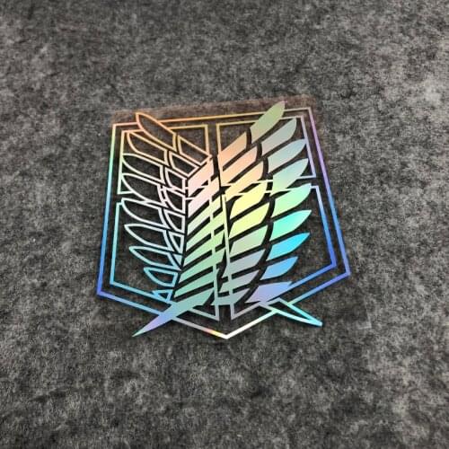 Car Styling Decals Motorcycle Guitar Case Locomotive Bicycle Stickers for Classic Film Anime Ttacking Giant Wings of Liberty