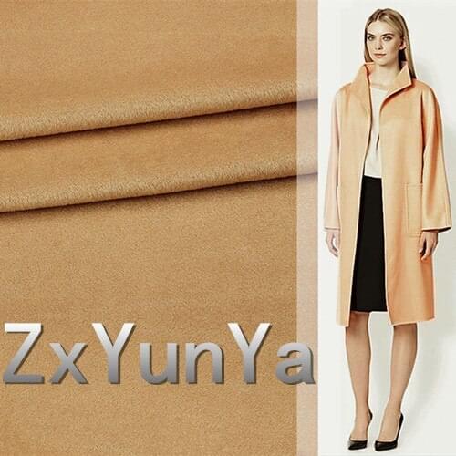 2017 new 148cm wide cashmere wool fabric 80% high quality wool camel high quality wool cashmere coat fabric