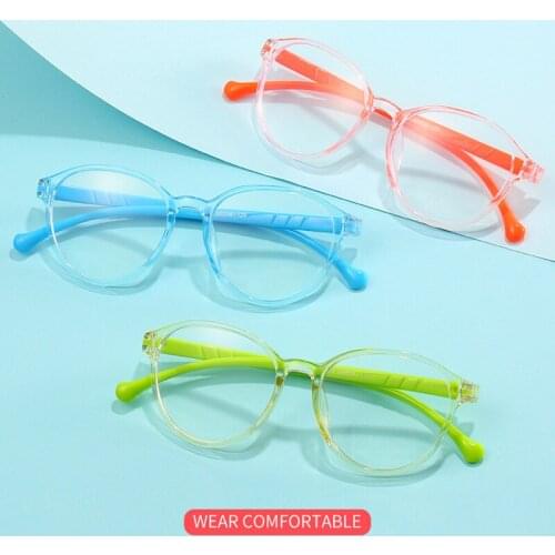 Flexible Frame Anti Radiation Glasses Children Computer Glasses Anti Blue Light for Kids Protect Eyes Eyeglasses LXH