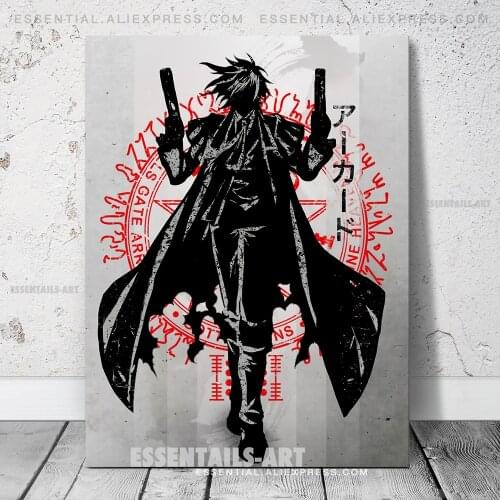 Alucard Lords of Shadow Hellsing Castlevania Poster Canvas Wall Art Painting Decor Pictures Bedroom Study Home Decoration Prints