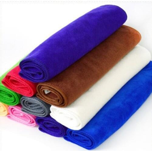 40*40cm 400GSM Microfiber Super Absorbent Towel Car Wash Waxing Cleaning Towel Household Bath Towel Dry Hair Cloth Wholesale