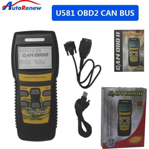 Memo U581 OBD2 CAN BUS Scanner Code Reader For All 1996 AND New OBD2 Cars & Light Trucks Multi-Languages Auto Diagnostic Tools