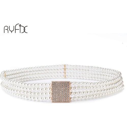 2021 Korean version of the ladys waist waist chain widened waist chain sweet water drill inlaid girdle tide BL1826