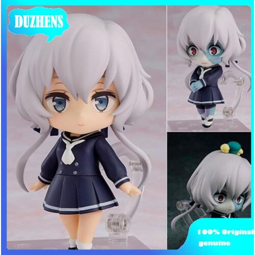 100% Original genuine ZOMBIE LAND SAGA Konno Junko Q version figma PVC Action Figure Anime Figure Model Toys Figure Doll Gift