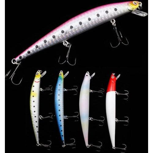 5pcs 13cm 13g Fishing Lures Laser Minnow Wobbler Floating Bass Trolling Artificial Hard Bait Crankbait Carp Fishing Tackle