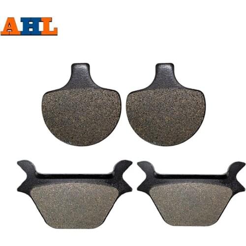 AHL Motorcycle Front and Rear Brake Pads for Harley Sportster & Softail Series (All Models) 1988-1999