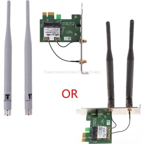 Dual Band BCM4322 Wireless Wifi PCI-E Card Desktop Adapter BCM943225HMS 300M Au09 19 Dropship