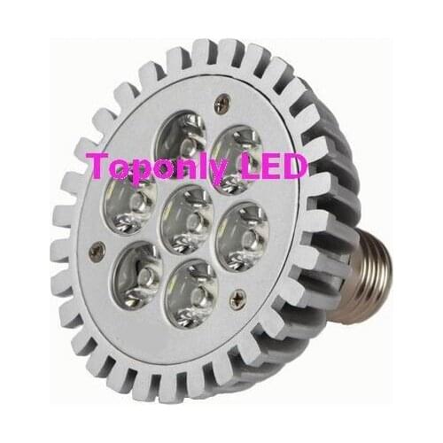 E27 7w Epistar high power led par30 light spot bulb AC85-265V CE&ROHS white color 10pcs/lot promotion for indoor decorating
