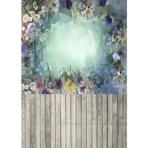LIFE MAGIC BOX Studio Photo Background Fundo Fotografico Natal Flower Wood Floor Little Mermaid Party Backdrops