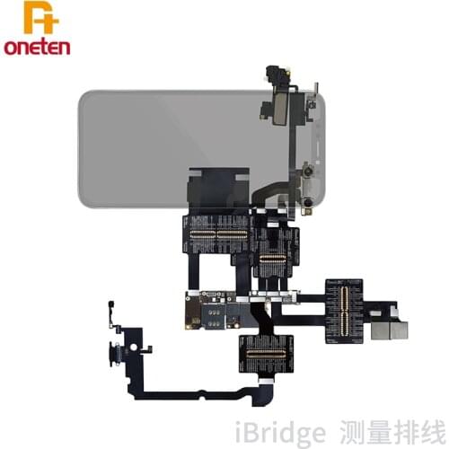 Qianli measurement cable iBridge X XS XSM set motherboard detection camera screen tail plug earpiece microphone