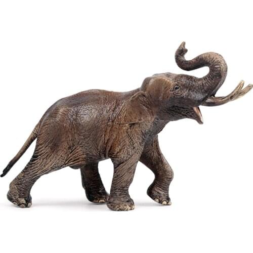 Forest Animal Toy/Male Asian Elephant Simulation Model/Educational Collection/Gift for Children