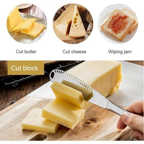 Multifunction Stainless Steel Butter Knife Cream Knife Western Bread Jam Knife Cream Cutter Utensils Cutlery Dessert Tool