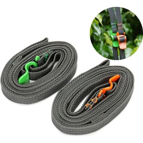 Load 125kg 200CM Durable Nylon Cargo Tie Down Luggage Lash Belt Strap With Cam Buckle Travel Kits Camping Strap Tools