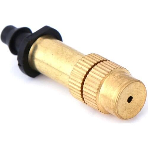 Adjustable Brass Spray Sprinklers Nozzle Misting Systems Atomizing Sprinkle For Garden Lawn Watering Irrigation Villa Cool