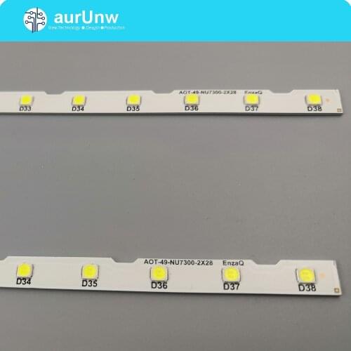 LED strip For Samsung AOT_49_NU7300_NU7100 UE49NU7140 UE49NU7100 BN61-15483A 45953A 45953B LM41-00557A LM41-00630A UE49NU7300