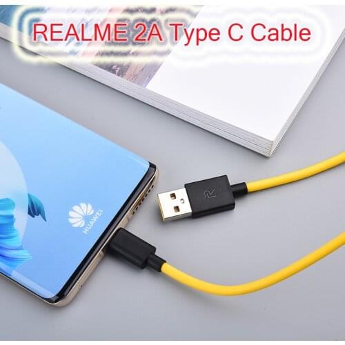 2A Type C USB Cable For Realme X50m Tipo C Data Line For REALME Q2i Q3i X7 X20 X2 6 7 Pro X15 V3 V5 X Q QT 7i Xiaomi OPPO Meizu