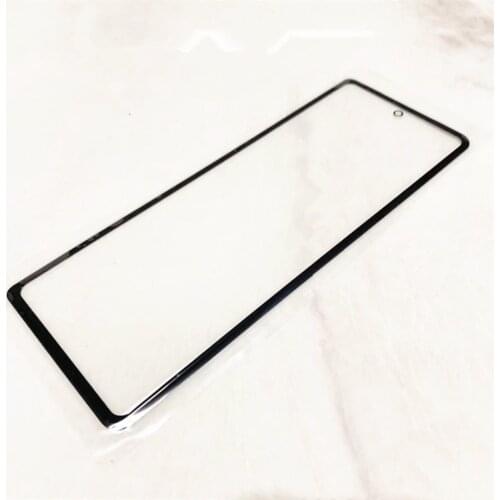 Outer Screen For Samsung Galaxy Z Fold 2 W21 5G F916 Front Touch Panel LCD Display Out Glass Cover Lens Repair Replace Part