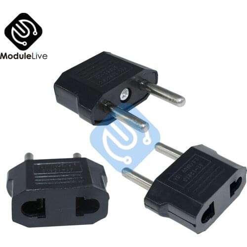 10pcs Power Supply Adapter USA US Regulation to European EU Euro Travel Charger Adapter Plug Outlet Converter High Quality