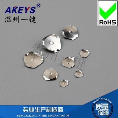 100pcs triangle 0.8 feet Guozi slices with feet Triangle reset Touch switch Micro-movement film buttons