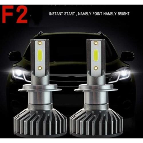 2pcs F2 Auto LED Headlight H4 H7 H8 H11 H1 HB4 9006 9005 Car parts F2 H1/H3/H4/H7 Car light LED Headlights Spotlight led lens
