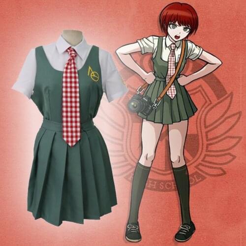 Anime Comic Danganronpa 2 Goodbye Despair Cosplay costumes Koizumi Mahiru Cosplay Costume School Uniforms Suits Clothes Dresses