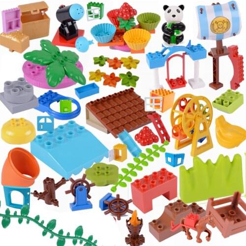Creator Big Size Large Building Block Bricks DIY Classic Piece Dot Brick Toys Education Accessories Locking Creators Part Kit