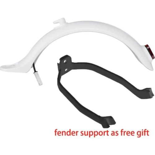 For Xiaomi Mijia M365 M187 Pro Electric Scooter Tire Splash Fender with Rear Taillight Back Guard Wing Durable Scooter Mudguard