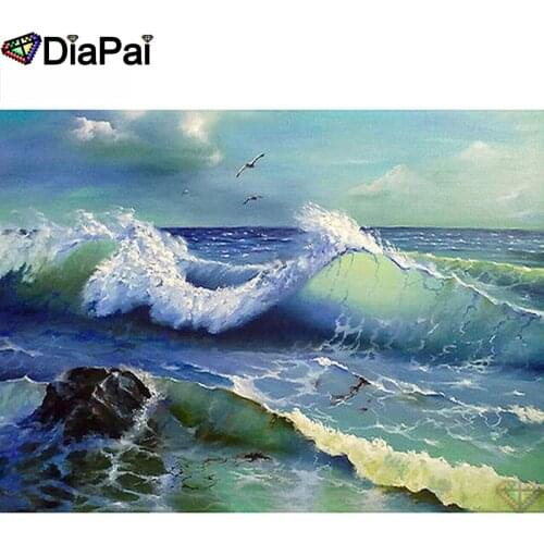 DIAPAI 100% Full Square/Round Drill 5D DIY Diamond Painting "Sea scenery" Diamond Embroidery Cross Stitch 3D Decor A20313