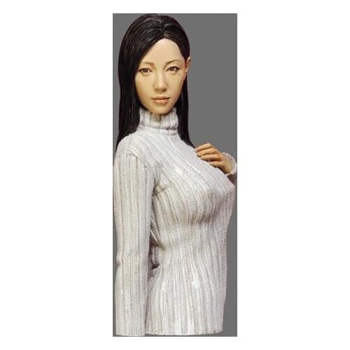 1/10 resin figure bust model Japan Lin Haoji big breasts beauty young women gk hand to do white model X95