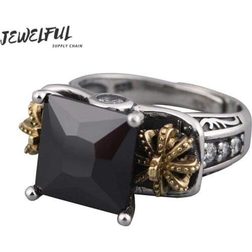 JEWELFUL Women's Silver Rings