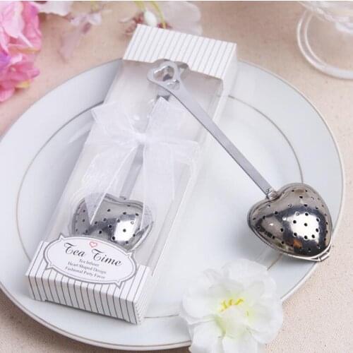 Love Tea Strainer Wedding Favors Wedding Souvenirs Baby Shower Favors and Gifts Love Party Decorations Supplies LX6080
