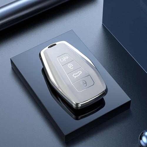 Soft TPU full protect Key Cover Key Case For Geely Coolray 2019-2020 Atlas Boyue NL3 Emgrand X7 EX7 SUV GT GC9 Borui Accessories