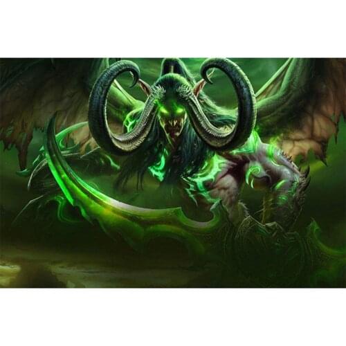 World Of Warcraft Full Drill Square Round DIY 5D Diamond Painting Kit Diamond Mosaic Embroidery Cross Stitch Canvas Poster Art