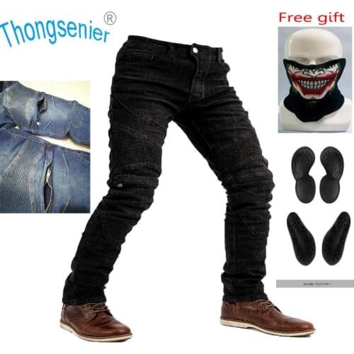 NEW MOTOpants Four seasons riding motorcycle riding jeans knight moto off-road racing pants anti-fall high elastic protection