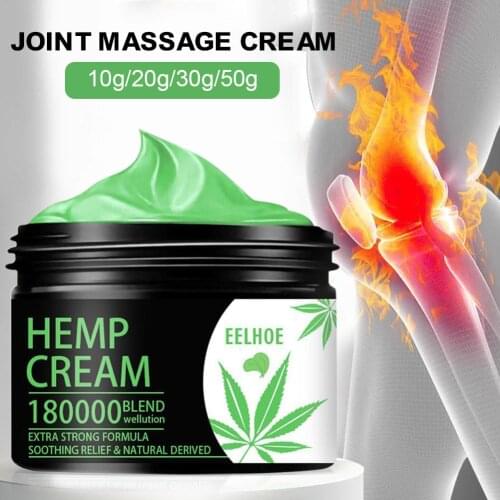 New Natural Anti-Inflammation Hemp Cream For Neck Pain Balm Ointment Pain Relief Relieve Musle Relief Hemp Cream Relief Arthrit