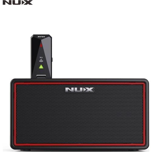 NUX Mighty Air Mini Wireless Stereo Modelling Electric Guitar Bass Amplifier 10W Amp Rechargeable Built-in Drum Machine