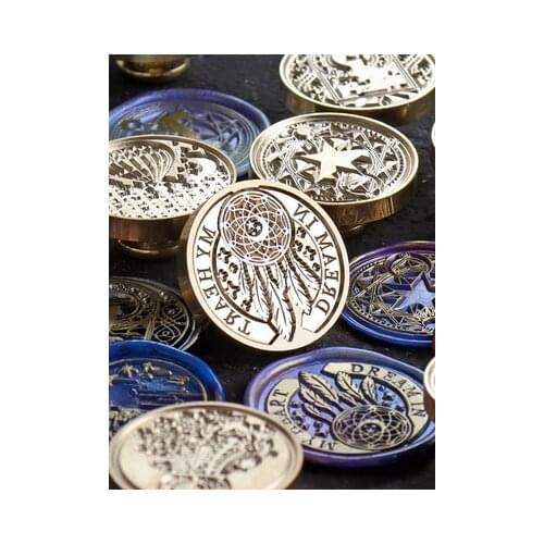 Wax Seal Stamp Retro Antique Sealing Wax Scrapbooking Stamps HEAD Wedding Decorative Metal Handle with love map Tree FLOWER ROSE