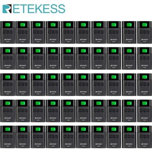 Retekess TT122 Tour Guide System Wireless Receiver for Church Translation System Traveling Museum Visit Conference