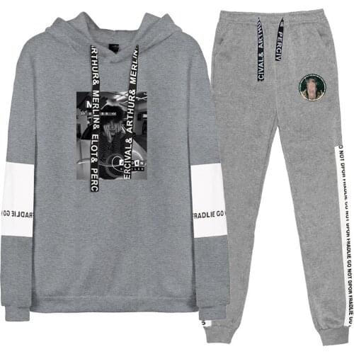 2020 Jaden Hossler Hoodie Tracksuit Two Piece Set Mens Hoodies Sweatpants Women Hip Hop Clothes Unisex Long Sleeve Full