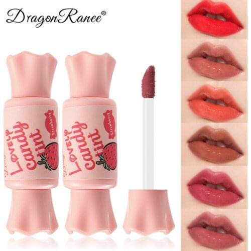 TEAYASON Lip Glaze Candy Shape Lip Gloss Moisturizing Waterproof Long Lasting Lipstick Liquid Lip Makeup Cosmetic Dropship