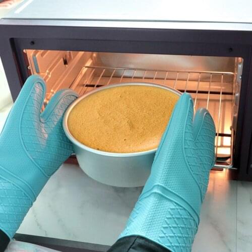 1Pc Non Slip Heat Insulated Thick Cotton Glove Mitten Pot Pad Mat Baking Tool