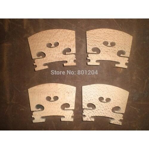4 PCs High Grade Marple Violin bridge 4/4