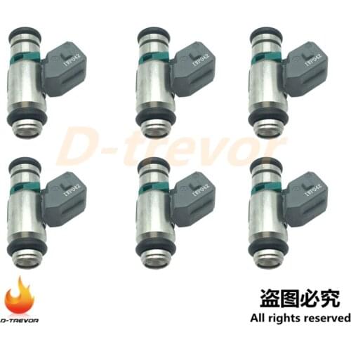 6Pcs Oem IWP-042 Petrol Fuel Injector nozzle For Renault Clio SPORT 172/182 Megane Scenic Espace 8200028797 8200207049 IWP042